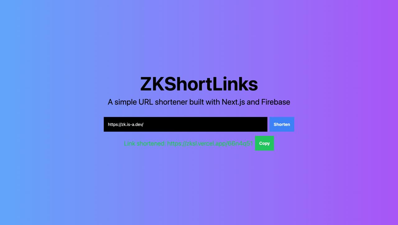 ZKShortLinks